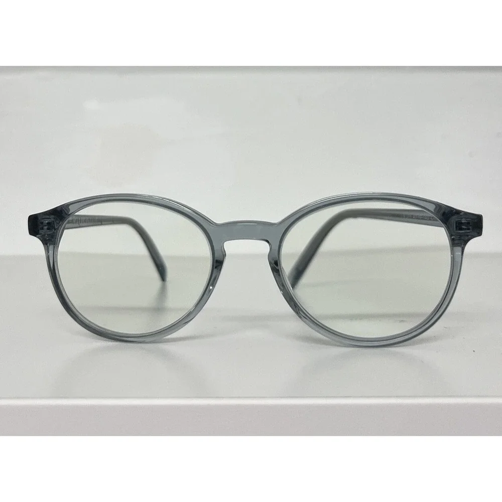 Warby Parker Round Glasses Frames Grey‎ Translucent Eyeglasses